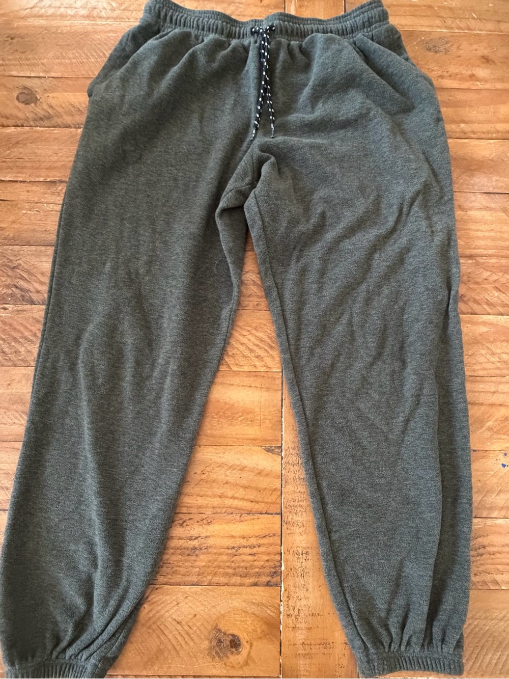 Under Armour Kids Olive Green Fleece Joggers with Drawstring